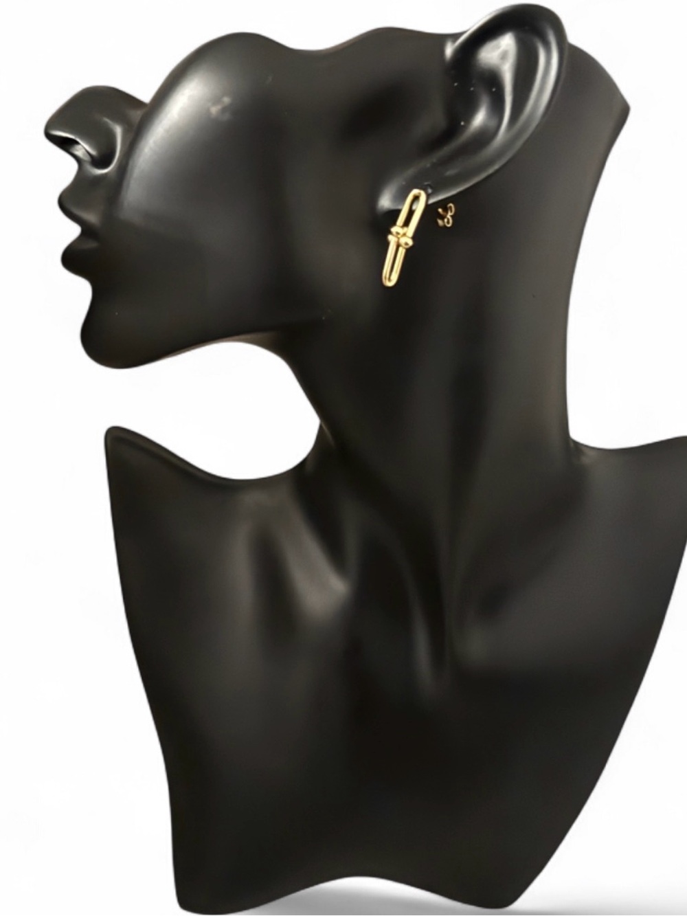 Gold Knot Drop Earrings - Women Jewelry
